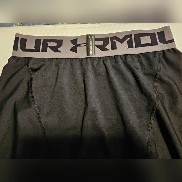 Under Armour Black Athletic Compression Shorts - Picture 5 of 5